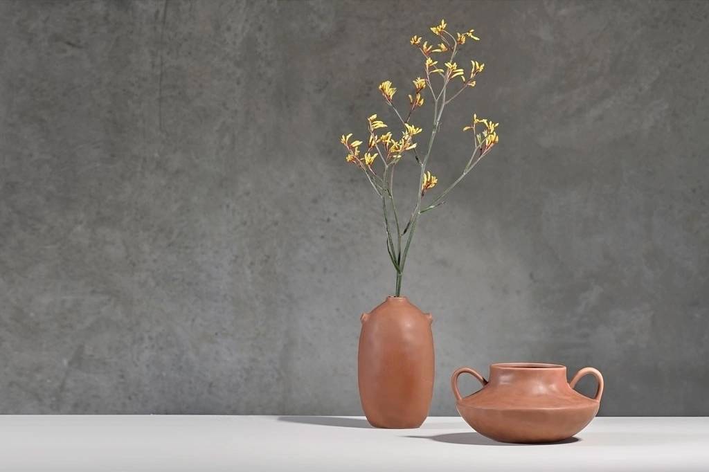 Villa Collection Váza ro 16x16x27,3 cm terracotta