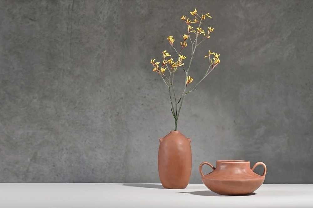 Villa Collection Váza ro 16x16x27,3 cm terracotta