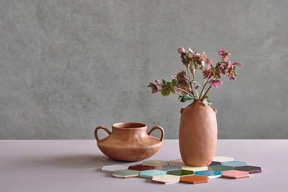 Villa Collection Váza ro 16x16x27,3 cm terracotta