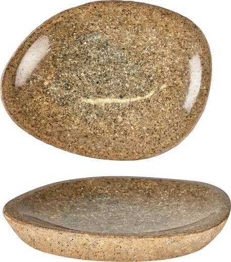 Villa Collection Servírovací talíř bark 20x4 cm nature river stone