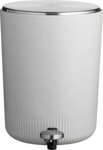 Södahl Koupelnový pedálový koš plissé light grey 5l