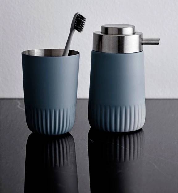 Södahl Dávkovač mýdla do koupelny plissé china blue