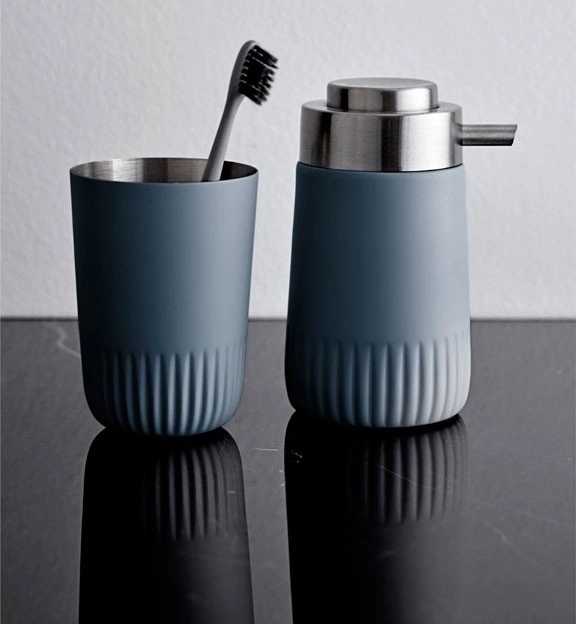 Södahl Dávkovač mýdla do koupelny plissé china blue