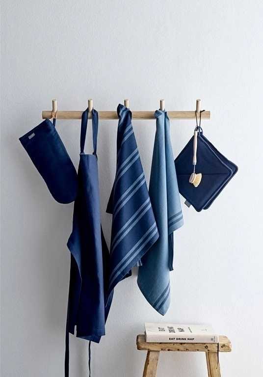 Södahl Kuchyňská zástěra 70x73 soft indigo