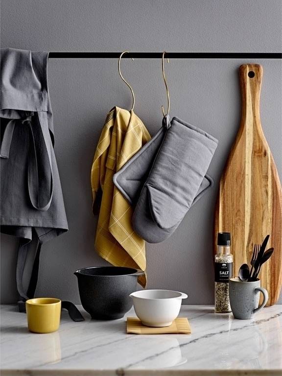 Södahl Kuchyňská zástěra 70x73 soft light grey