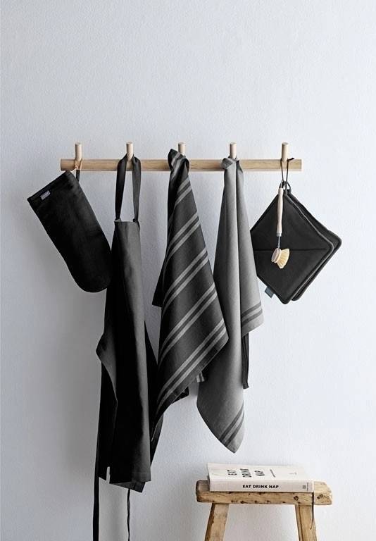 Södahl Kuchyňská zástěra 70x73 soft black