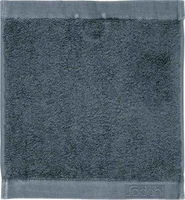 Södahl Ručník na obličej z organické bavlny 30x30 comfort organic china blue