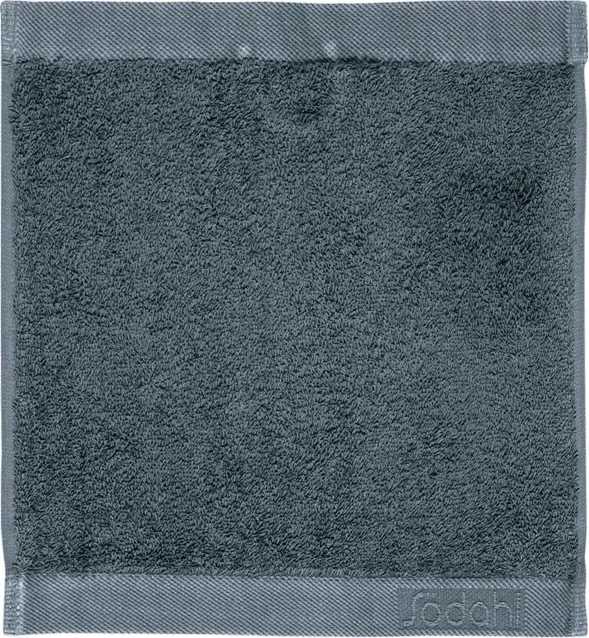 Södahl Ručník na obličej z organické bavlny 30x30 comfort organic china blue