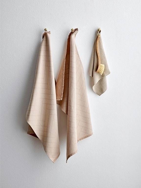 Södahl Kuchyňská utěrka 50x70 tiles beige