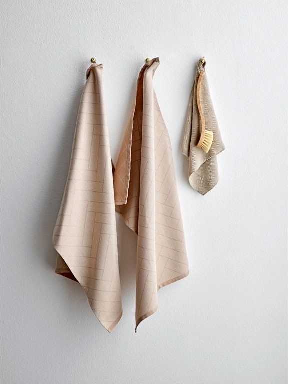 Södahl Kuchyňská utěrka 50x70 tiles beige