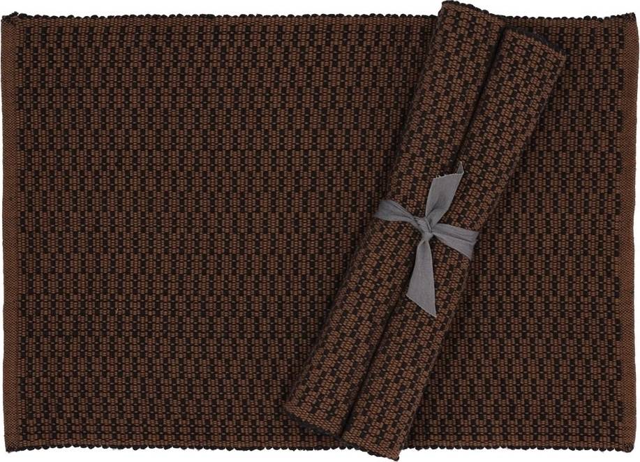 Södahl Prostírání 33x48 graphic brown/black (2 ks)