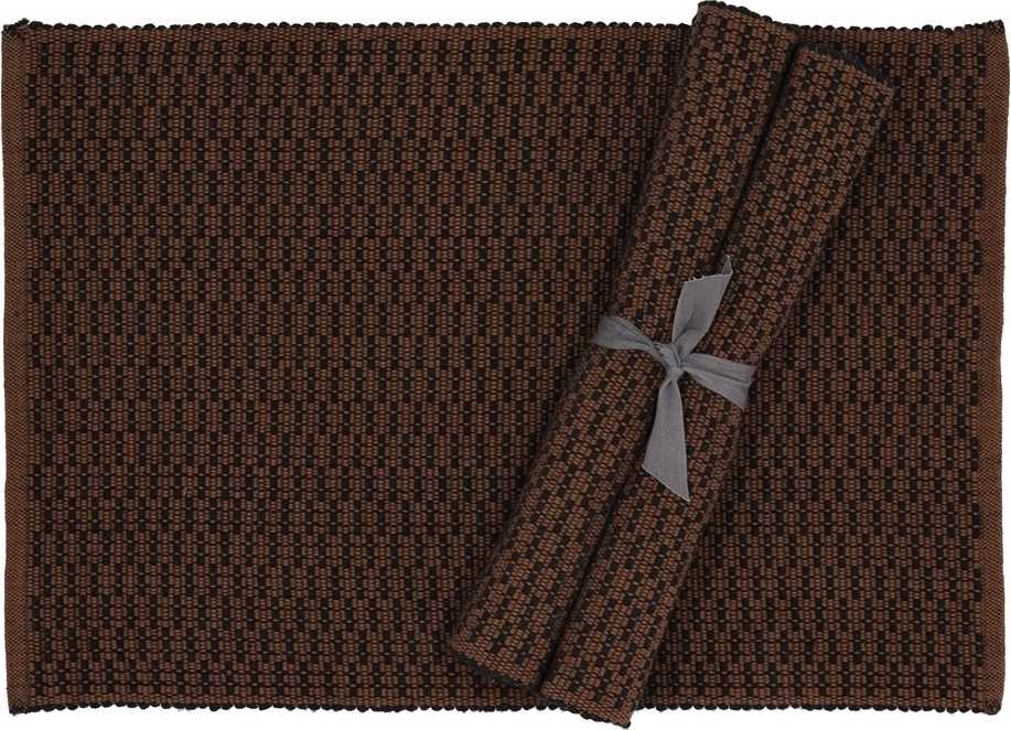 Södahl Prostírání 33x48 graphic brown/black (2 ks)