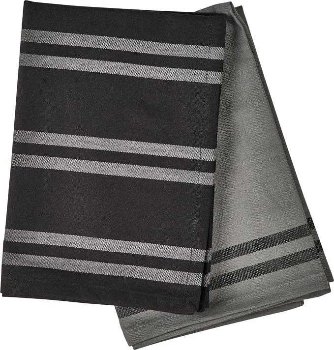 Södahl Kuchyňská utěrka 50x70 soft tools black (2 ks)