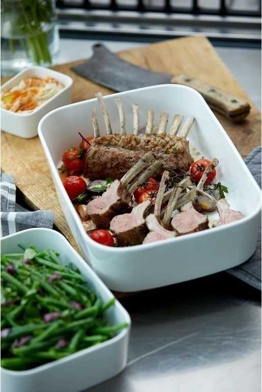 Rosti Zapékací mísa modula 25x18x6.5 cm white