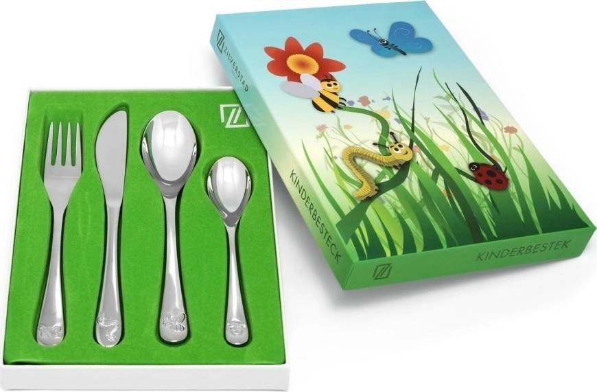 Zilverstad Příbor nature friends, sada 4 ks