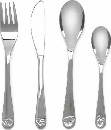 Zilverstad Příbor zvířátká z farmy, sada 4 ks