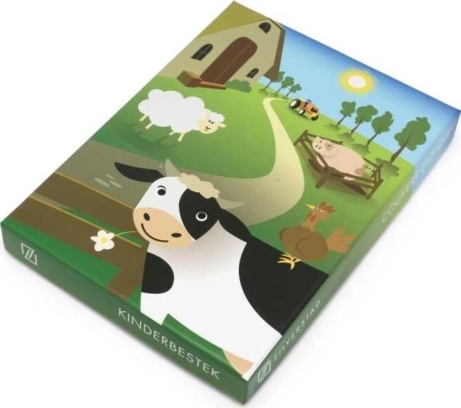 Zilverstad Příbor zvířátká z farmy, sada 4 ks