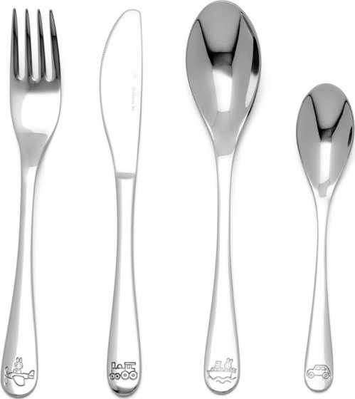 Zilverstad Dětská sada příborů (4 ks) miffy + knížka