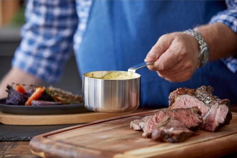 Holm Nerezová pánev na omáčku 10 cm