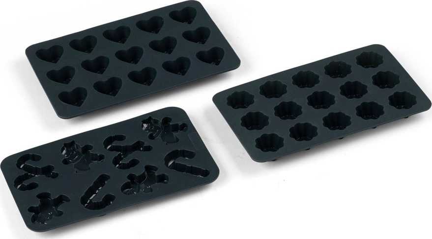 Blomsterbergs Sada pečících forem (3 ks) black