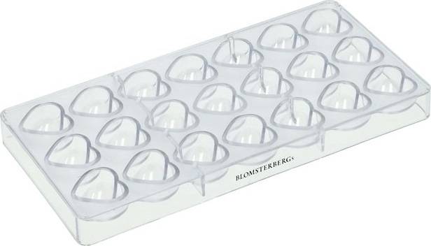 Blomsterbergs Forma na tvorbu čokoládových pralinek srdíčko