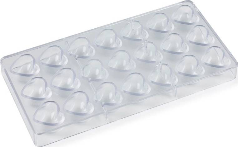 Blomsterbergs Forma na tvorbu čokoládových pralinek srdíčko