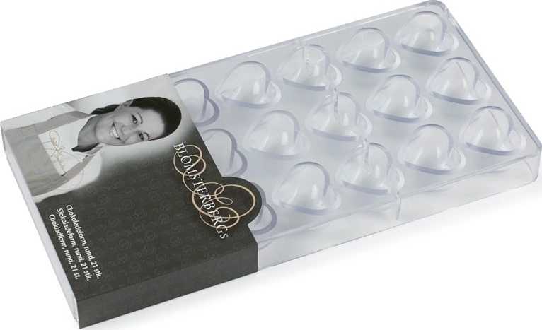 Blomsterbergs Forma na tvorbu čokoládových pralinek srdíčko