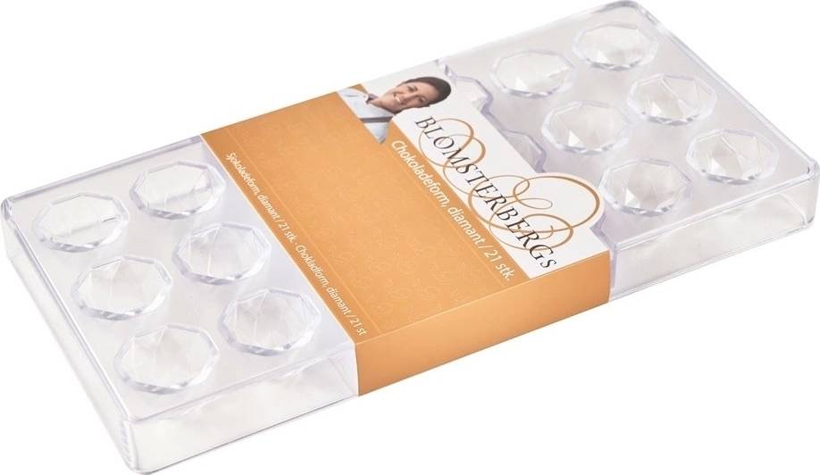 Blomsterbergs Forma na tvorbu čokoládových pralinek diamant