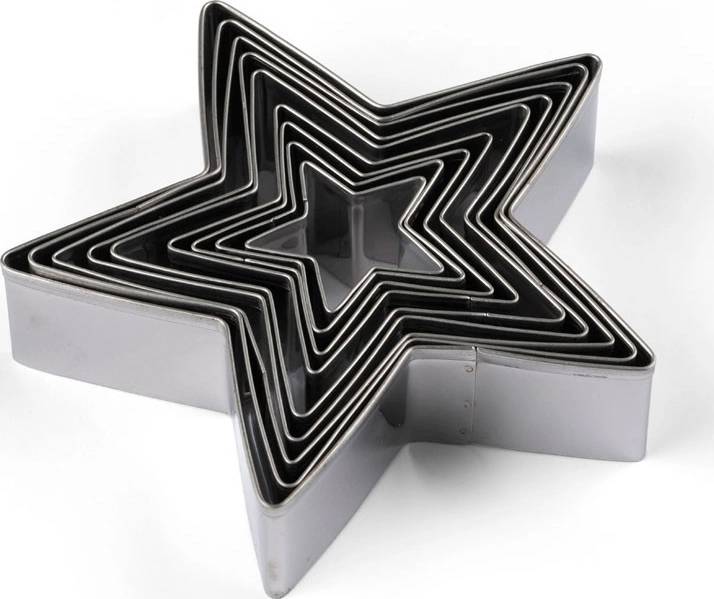 Blomsterbergs Vykrajovátko na sušenky hvězdička (9 ks)