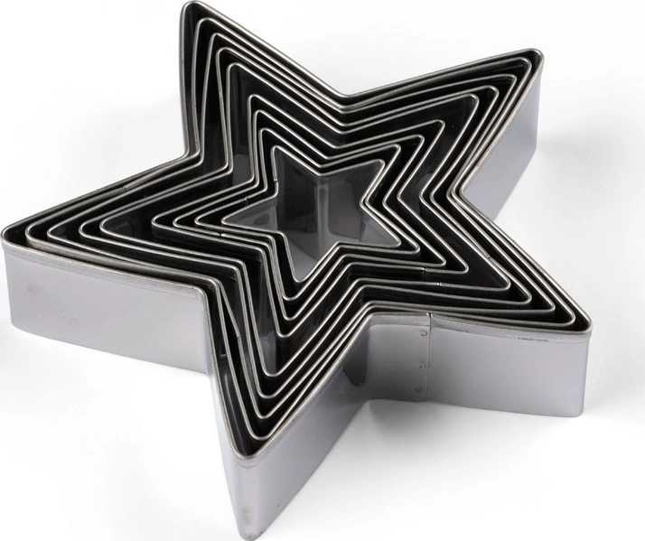 Blomsterbergs Vykrajovátko na sušenky hvězdička (9 ks)