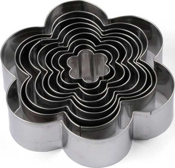 Blomsterbergs Vykrajovátko na sušenky kytka (9 ks)