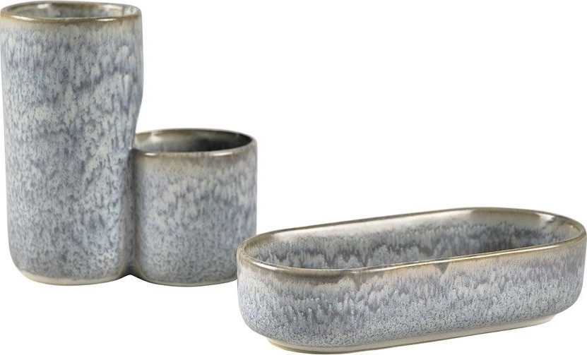 Villa Collection Úložná mísa thine 18x8,5x4,5cm blue fog