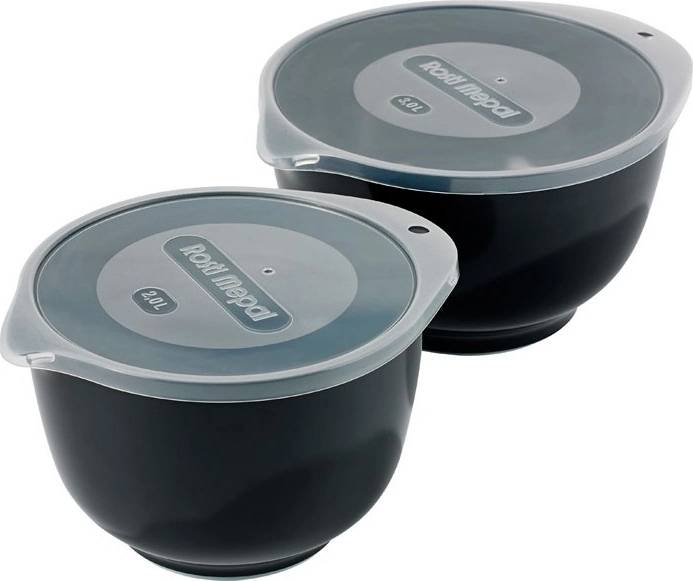 Rosti Kuchyňská mísa s víkem 2+3l margrethe black