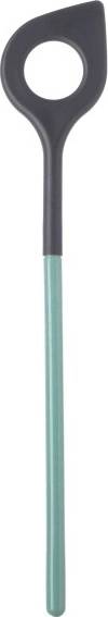 Rosti Vařečka s rohem a dírou optima 31 cm nordic green
