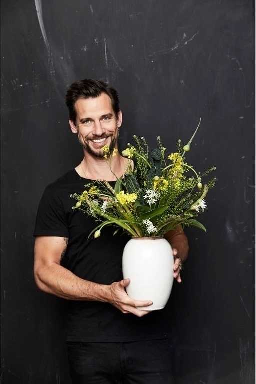 Bitz Váza 25 cm cream