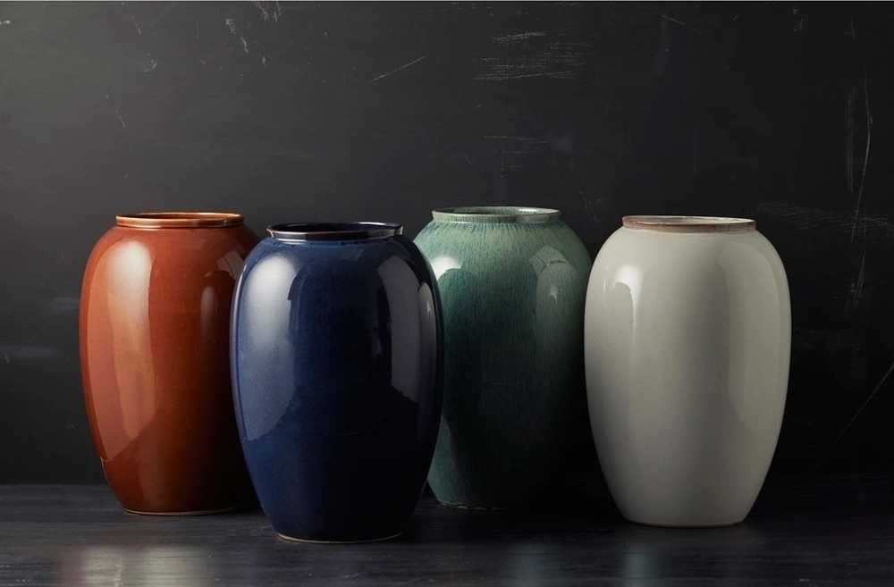 Bitz Váza 25 cm cream