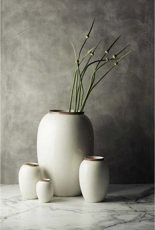 Bitz Váza 20 cm cream