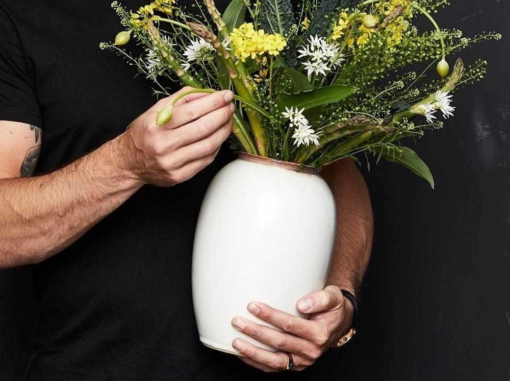 Bitz Váza 20 cm cream