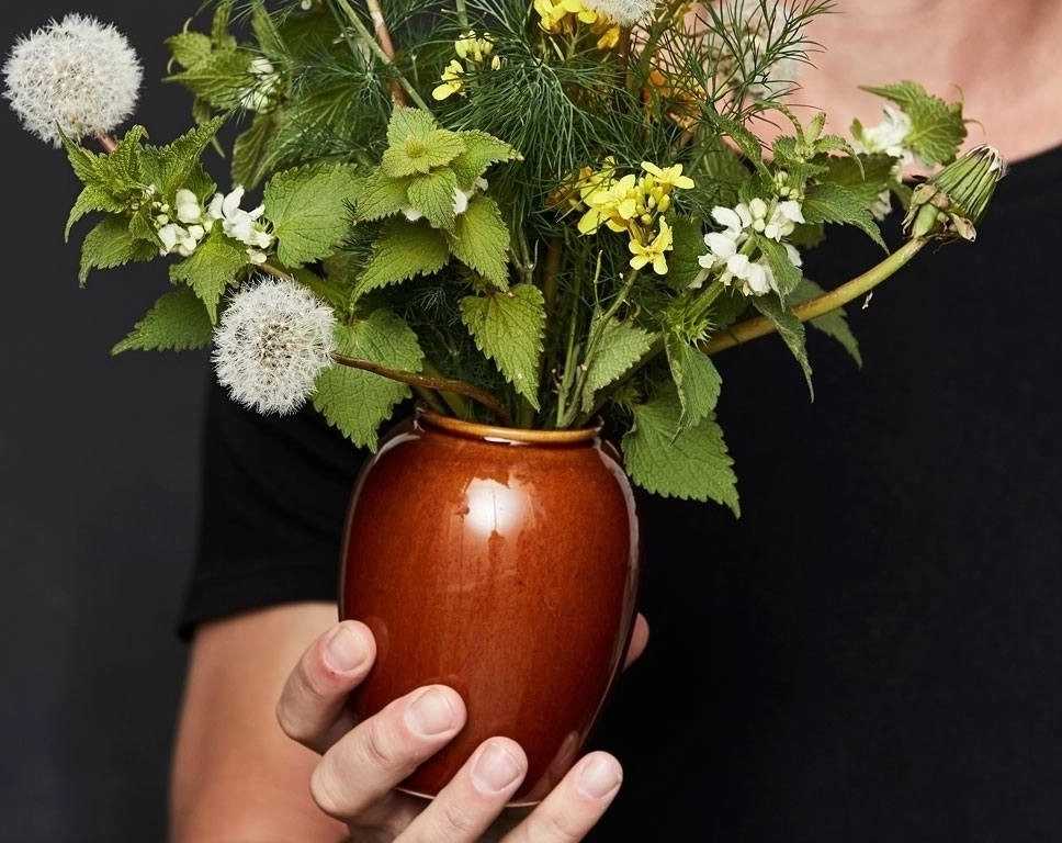 Bitz Váza 12,5 cm amber