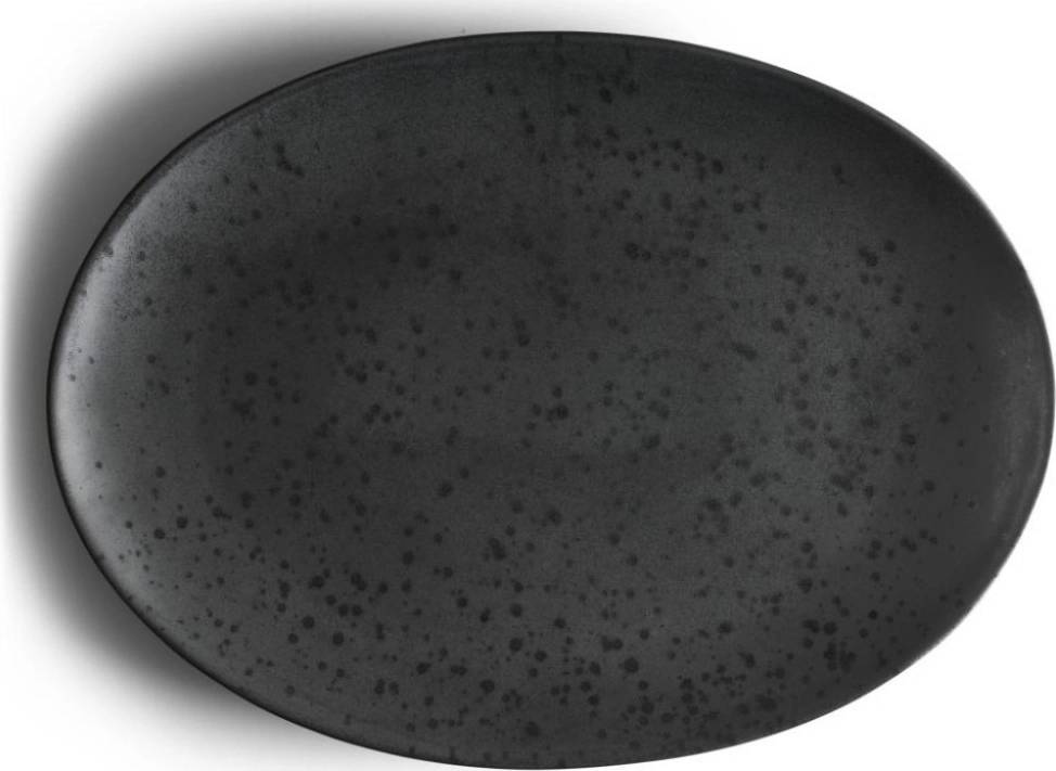 Bitz Ovální servírovací mísa 45x34cm black