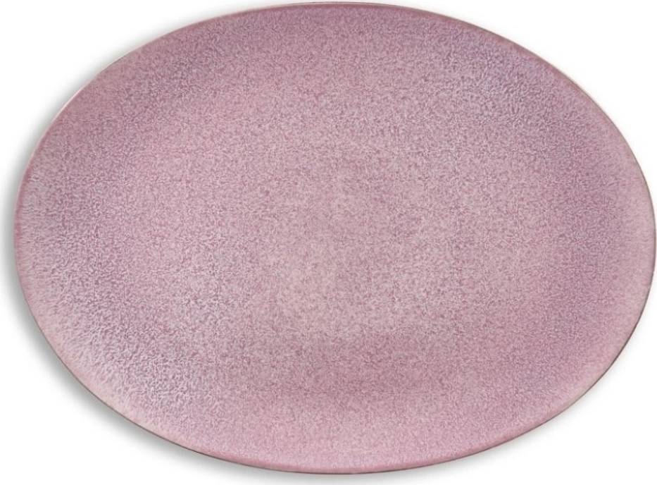 Bitz Ovální servírovací mísa 45x34cm grey/light pink