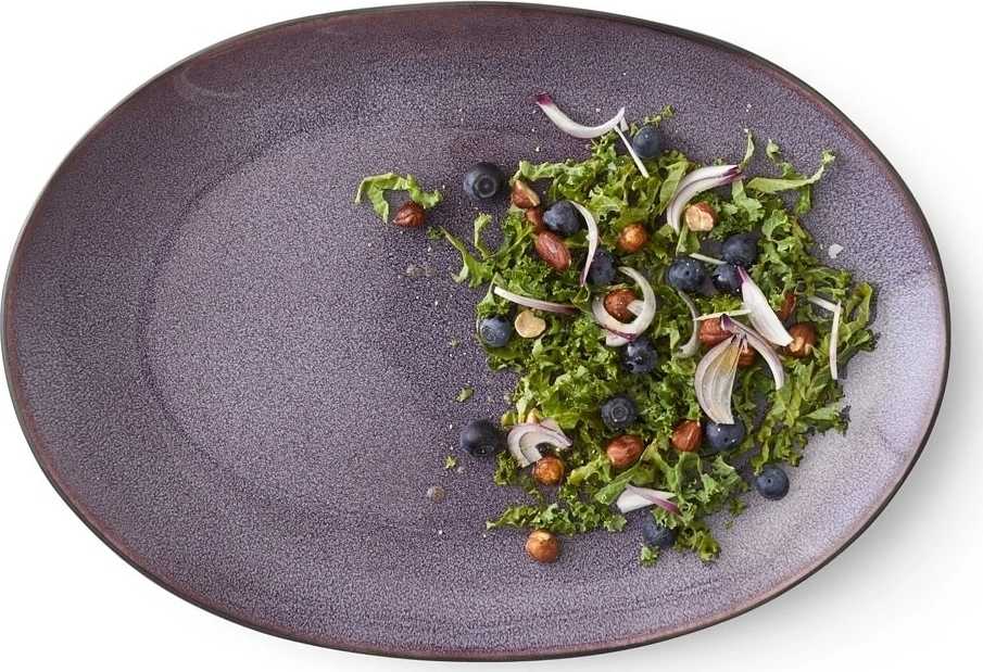 Bitz Ovální servírovací mísa 36x25 black/lilac