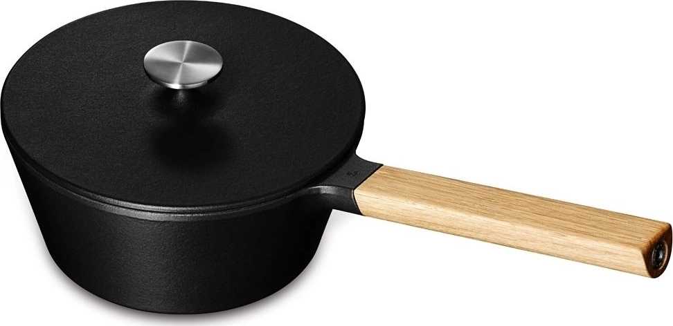 Morsø Litinová pánev s dřevěnou rukojetí a víkem 1,7l  (20 cm)