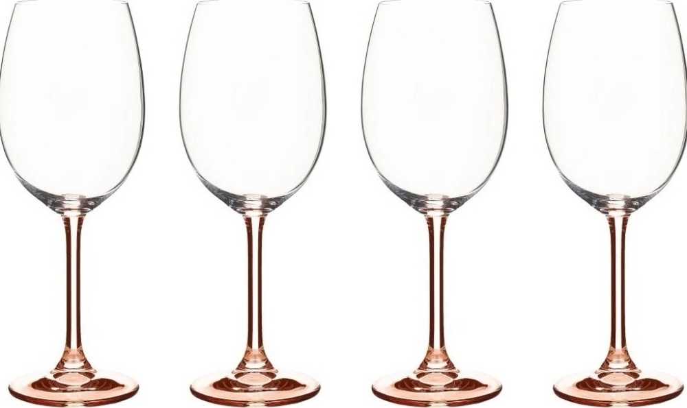 Bitz Sklenice na víno 45cl (sada 4 ks) Rose