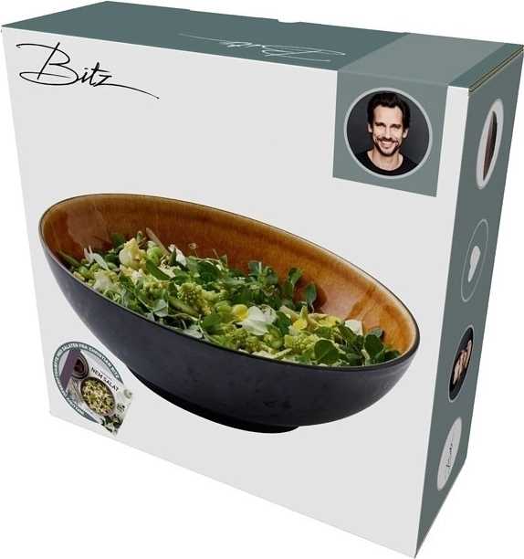 Bitz Salátová mísa 30 cm black/amber