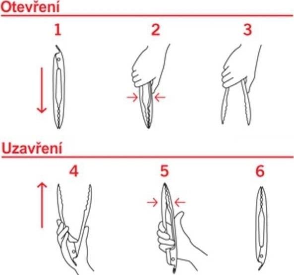 Rösle Uzavíratelné kuchyňské kleště, silikonové, 23 cm