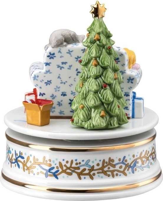 Rosenthal Vánoční hrací skříňka XXL, Štědrý večer, Ø 15,5 cm