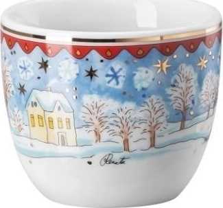 Rosenthal Vánoční espresso šálek a podšálek, Štědrý večer, 0,08l/12 cm