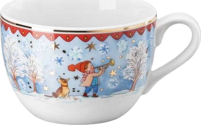 Rosenthal Vánoční cappuccino šálek a podšálek, Štědrý večer, 0,22l/16cm