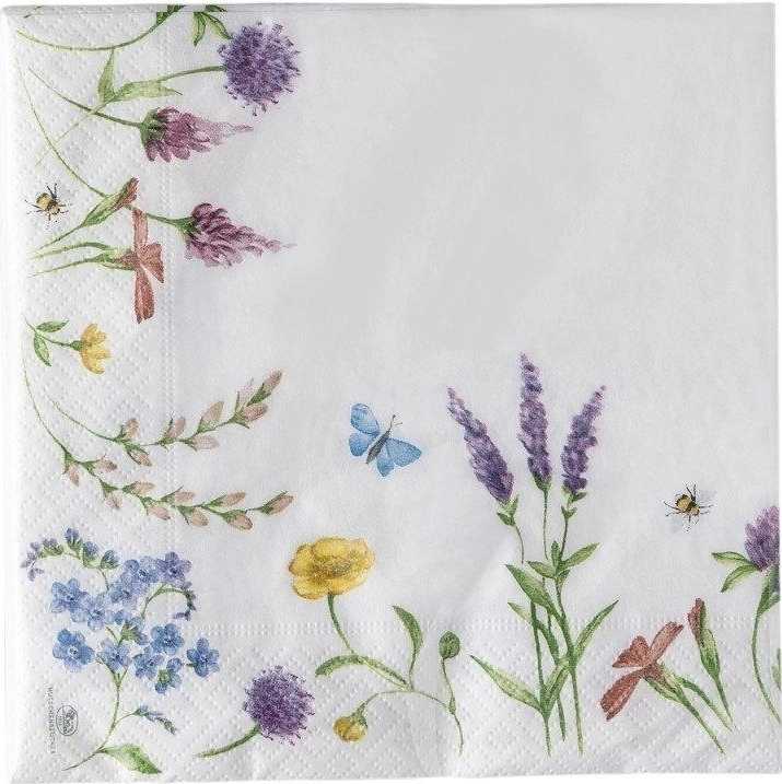 Rosenthal Květinové ubrousky 33 x 33 cm Nora Spring Vibes, 20 ks